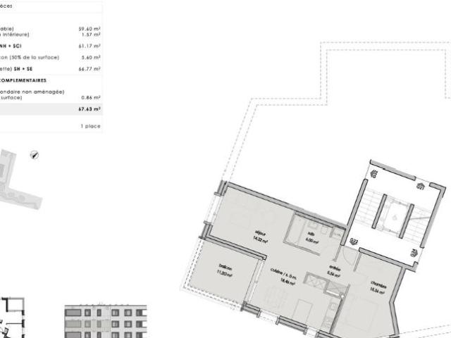 Wohnung 2.5 Zimmer