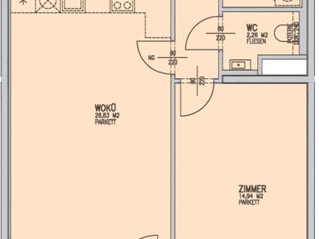 Wohnung 2 Schlafzimmer Zu Vermieten Wien AUT 675 ELS104537680