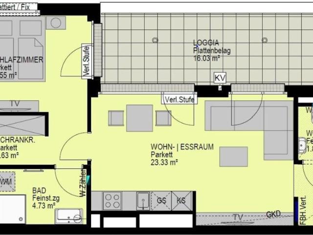 Wohnung 2 Schlafzimmer Zu Vermieten Wien Wien 1569 ES105570969