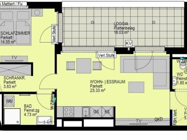 Wohnung 2 Schlafzimmer Zu Vermieten Wien Wien 1569 ES106034250