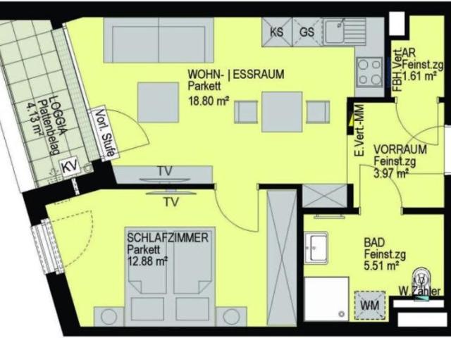 Wohnung 2 Schlafzimmer Zu Verkaufen Wien Wien 284300 ES105346941