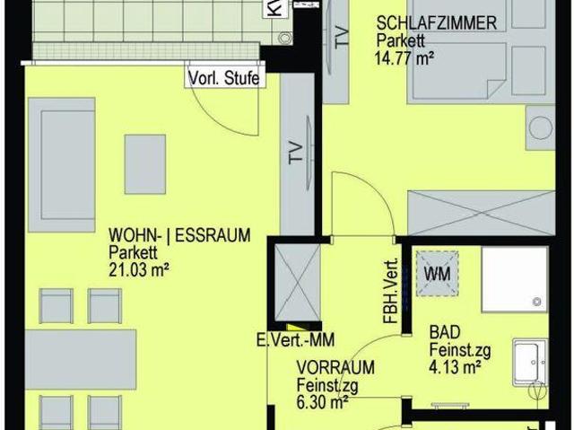 Wohnung 2 Schlafzimmer Zu Verkaufen Wien Wien 344800 ES106197379