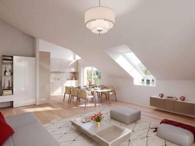 3.5 Zimmer Neubauwohnung im Dachgeschoss mit Balkon in Denges