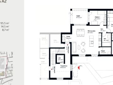 Wohnung 3.5 Zimmer