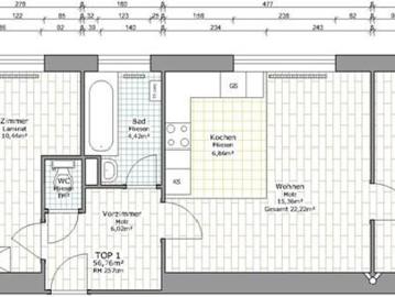 Wohnung 3 Schlafzimmer Zu Vermieten Wien AUT 649 ES101182764
