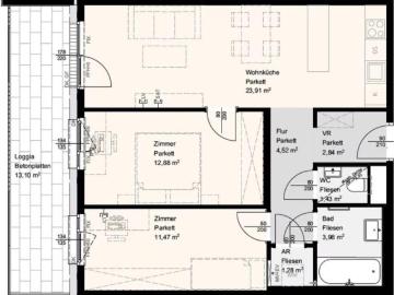 Wohnung 3 Schlafzimmer Zu Vermieten Stockerau AUT 575 ES102115260