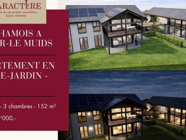 Gartengeschoss Neubau Arzier Los B1