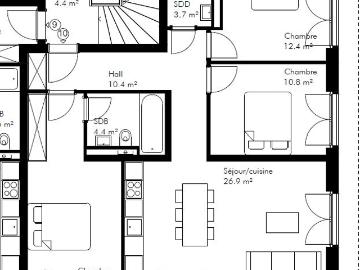 Wohnung 4.5 Zimmer