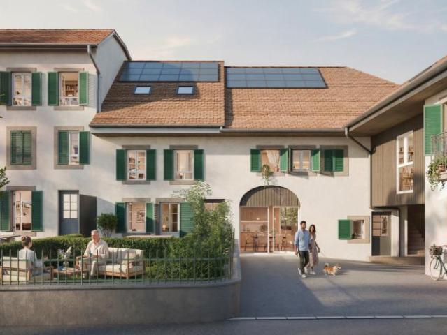 Promotion Les Vergers de Chamblon – 6 prächtige Wohnungen mit Terrassen und privaten Gärten