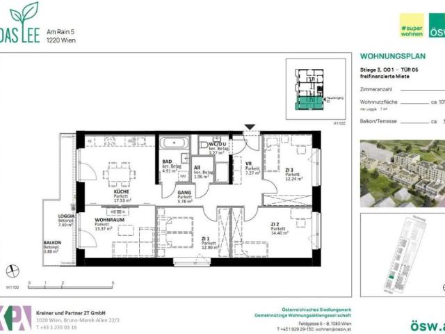 Wohnung 4 Schlafzimmer Zu Vermieten Wien Wien 1962 ES105380032