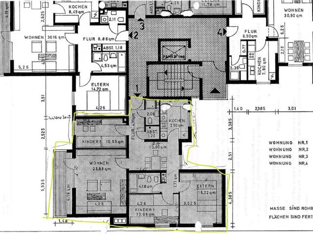 Wohnung 4 ZKB Ludwigshafen Gartenstadt