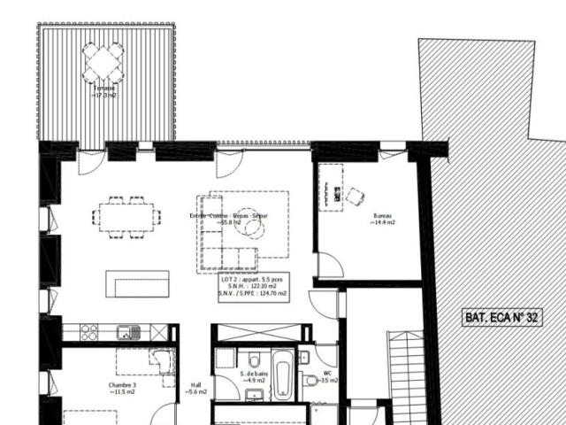 Wohnung 5.5 Zimmer
