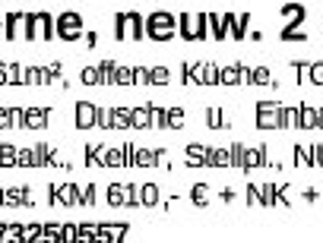 Wohnung 61m² in 63846 Laufach