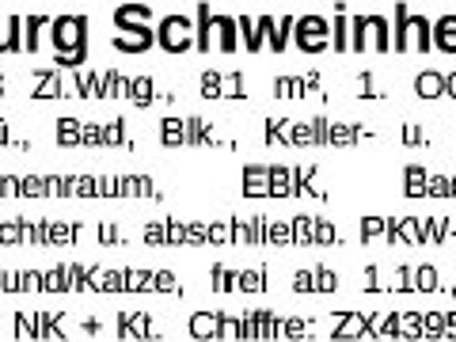 Wohnung 81m² Aschaffenburg