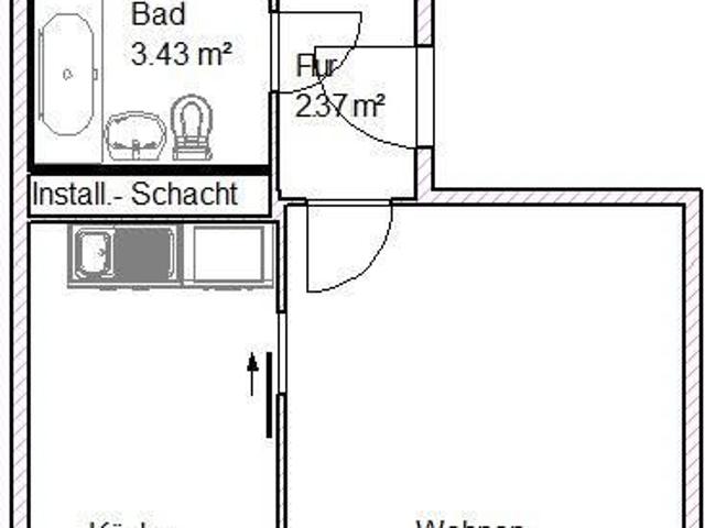 Wohnungsangebot Sankt Josef Straße 20b