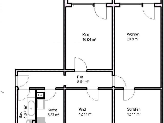 Wohnungsangebot Victor Jara Straße 4