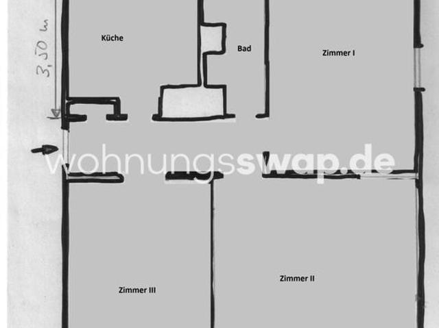 Wohnungsswap 3 Zimmer, 78 m² Paul Grasse Straße, Pankow, Berlin