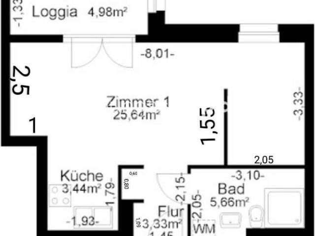 Wohnungsswap 1 Zimmer, 40 m² Reichsstraße, Berlin
