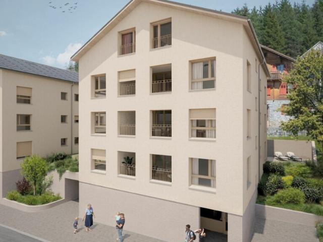 Wohnüberbauung Curtgin A Gartenwohnung