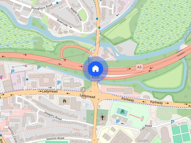 Woking Road, Guildford, Guildford, GU1