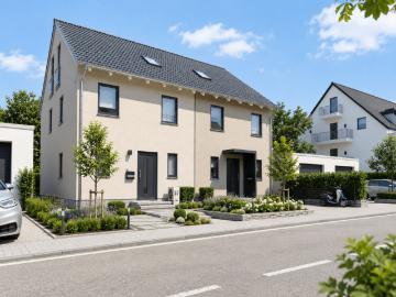 Wölfersheim: Moderne Doppelhaushälfte mit Grundstück in zentraler Lage 2. Baureihe