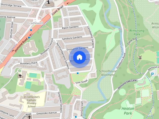 Wolseley Gardens, Newcastle Upon Tyne, NE2