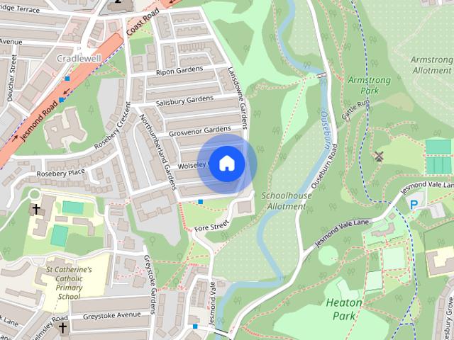 Wolseley Gardens, Jesmond, NE2