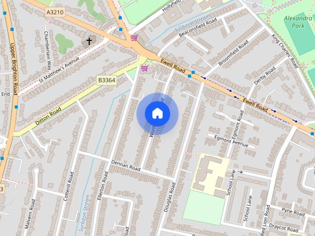 Worthington Road, Surbiton, Surrey, KT6