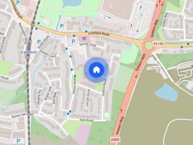 Worcester Close, Cannock, Staffordshire, WS11