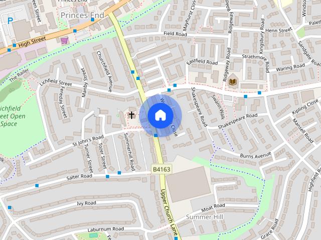 Wordsworth Close, Tipton