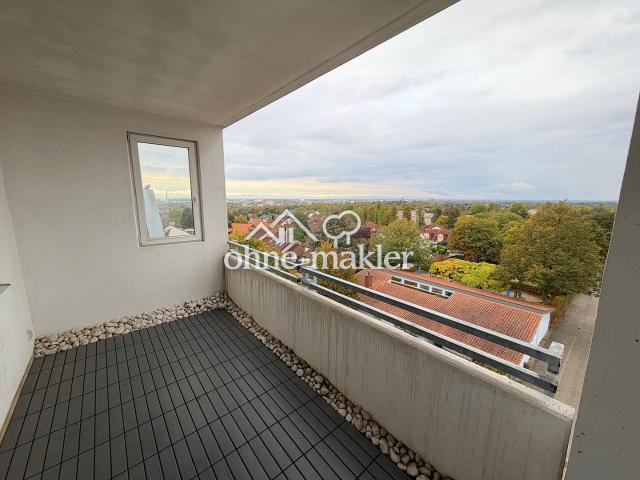 Worms Herrnsheim: 3 Zimmer, 82 m², große Loggia mit Fernblick – provisionsfrei