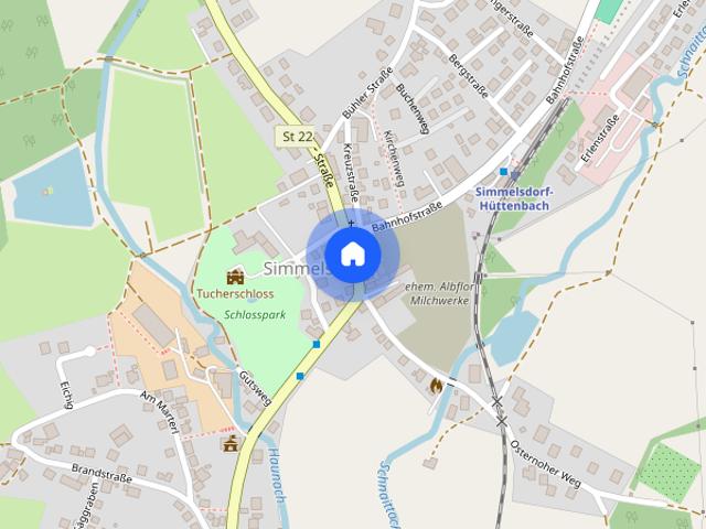 WOW! Sonnige 3 Zimmer DG Wohnung mit Balkon, EBK, Carport und Kfz Stellplatz in Simmelsdorf OT