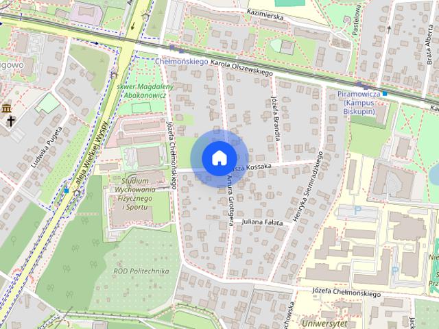 Wrocław, Śródmieście/Biskupin, A. Grottgera, mieszkanie, do wynajęcia, 3 pokoje