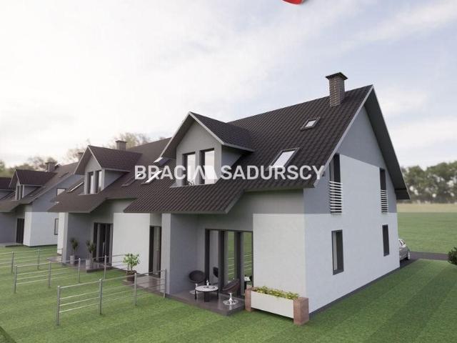 Nowoczesny dom z poddaszem, 75 m², bez prowizji