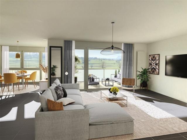 Wunderschöne 3.5 Zimmer Wohnung mit freiem Ausblick