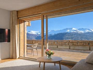 Wunderschöne 3,5 Zimmer Wohnung ski int/out in einer Hotelresidenz