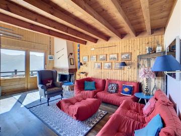 Wunderschöne 3 Zimmer Wohnung in den Höhen von Verbier mit atemberaubender Aussicht vom Balkon