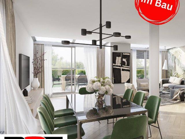 Wunderschöne 3 Zimmer Wohnung mit großzügigem Garten Rohbau fertiggestellt !
