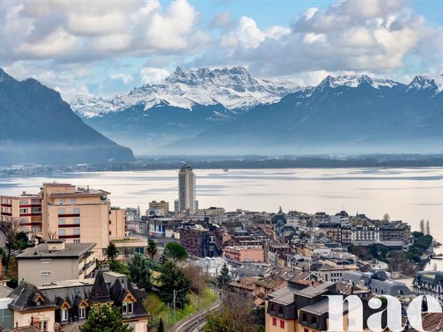 Wunderschöne 4,5 Zimmer Wohnung mit atemberaubendem Seeblick zum Verkauf in Montreux