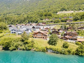 Wunderschöne 4.5 Zimmerwohnung mit Bootsplatz und Seesicht, Chalet Brienzersee