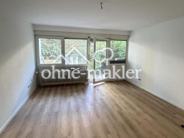 Wunderschöne, kernsanierte 1 Zimmer Wohnung mit Terrasse und Blick ins Grüne