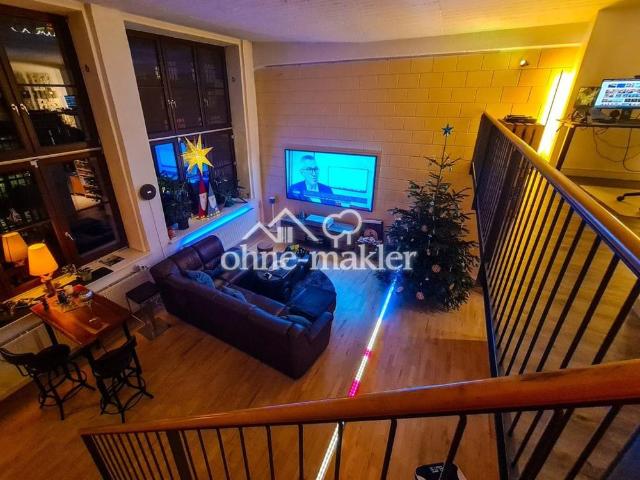 Wunderschöne Loft mit Elsterblick in den Buntgarnwerken