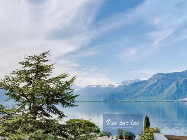 Wunderschöne möblierte Wohnung am Wasser, im Zentrum von Montreux