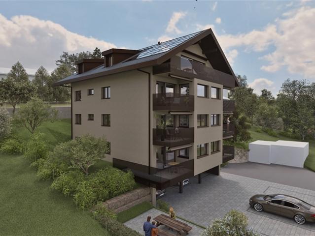Wunderschöne Neubauwohnung 41/2 im Obergeschoss mit 2 Balkonen, privatem Garten und freiem Blick