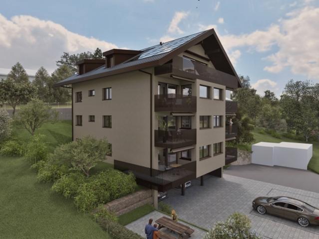 Wunderschöne Neubauwohnung 41/2 im Obergeschoss mit 2 Balkonen, privatem Garten und freiem Blick