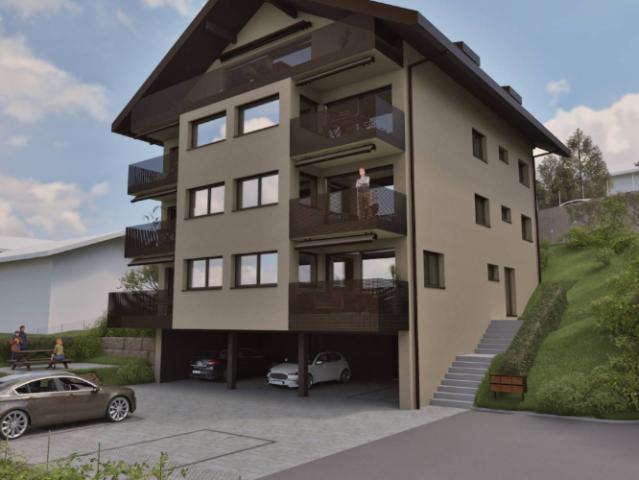 Wunderschöne neue 4½ Zimmer Dachwohnung mit Balkon und freier Aussicht