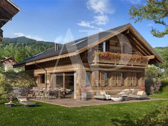 Wunderschönes neues Chalet nach Plan im Herzen von Champéry