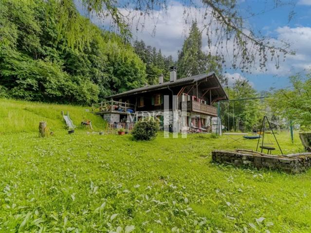 Prächtige, abgelegene Hütte mit großzügigen Anlagen in Les Giettes