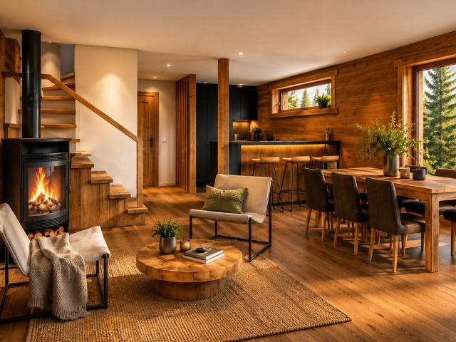 Wunderschönes Chalet nach Plan in einem grünen Umfeld