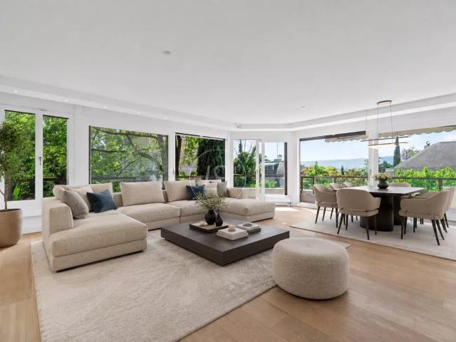 Wunderschönes Duplex mit 6,5 Zimmern, Pool und Garten im Herzen von Champel